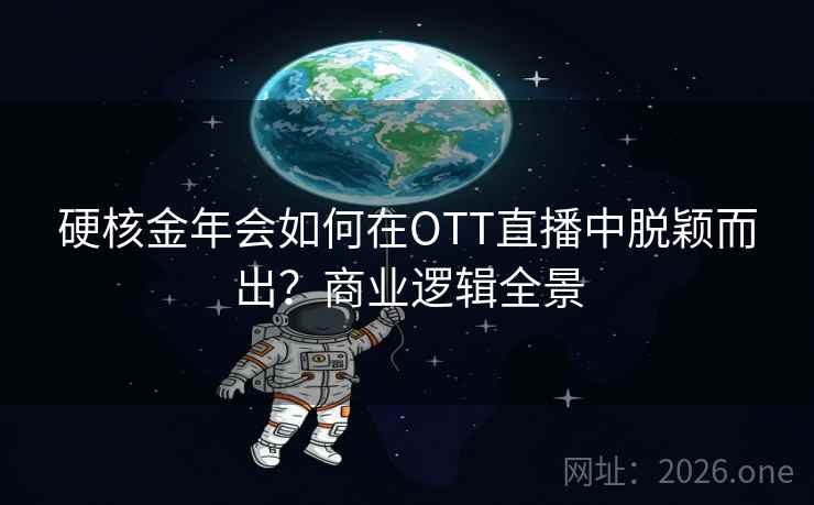 硬核金年会如何在OTT直播中脱颖而出？商业逻辑全景