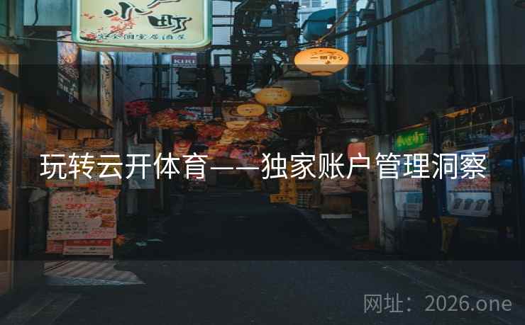 玩转云开体育——独家账户管理洞察