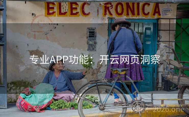 专业APP功能：开云网页洞察