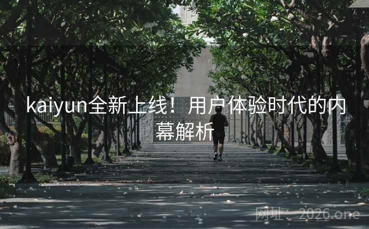 kaiyun全新上线!用户体验时代的内幕解析 kaiyun全新上线!用户体验时代的内幕解析