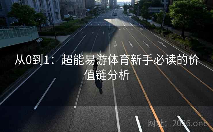 从0到1：超能易游体育新手必读的价值链分析