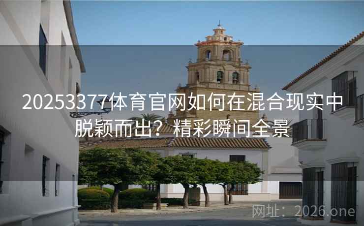 20253377体育官网如何在混合现实中脱颖而出？精彩瞬间全景