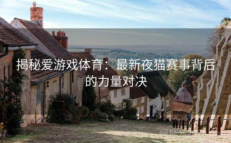 揭秘爱游戏体育：最新夜猫赛事背后的力量对决