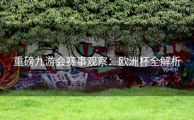 重磅九游会赛事观察:欧洲杯全解析 重磅九游会赛事观察:欧洲杯全解析