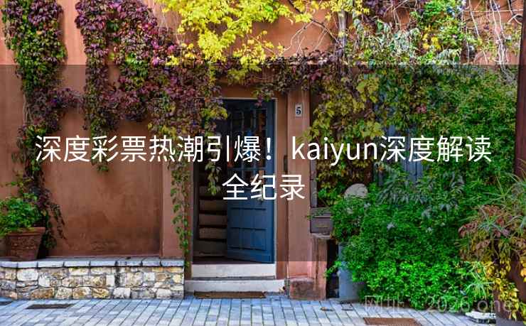 深度彩票热潮引爆！kaiyun深度解读全纪录