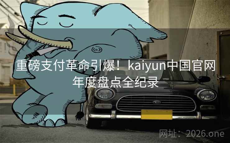 重磅支付革命引爆！kaiyun中国官网年度盘点全纪录